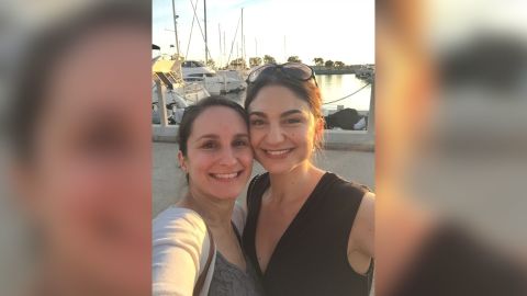A recent photo shows sisters Vanja Contino and Ayda Zugay. "You both are remarkable young women," Tracy Peck told them in their recent Zoom reunion. "I'm so thankful I was sitting next to you on that airplane...and so proud of you both for what you've become and how your life has turned out here."