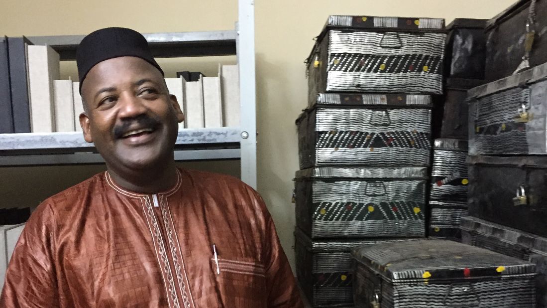 Abdel Kader Haidara (pictured) coordinated the smuggling effort. Haidara is still primary custodian of thousands of manuscripts, and he contacted Google in 2014 to ask for help digitizing them and others to ensure a record of their contents could be preserved online.