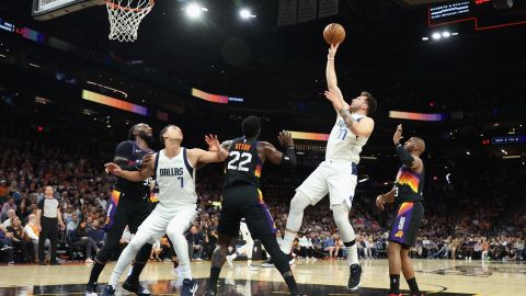 Doncic's career postseason scoring average of 33.4 points now matches Michael Jordan's average for the highest in NBA playoff history.