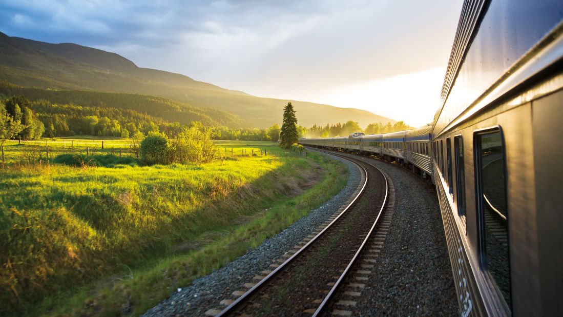 <strong>The Canadian, Canada: </strong>Possibly the best way to experience Canada's widescreen landscapes, this rail voyage takes four days to complete 2,775 miles between Toronto and Vancouver, passing forests, lakes and seemingly endless prairies. plus the spectacular Rockies. 