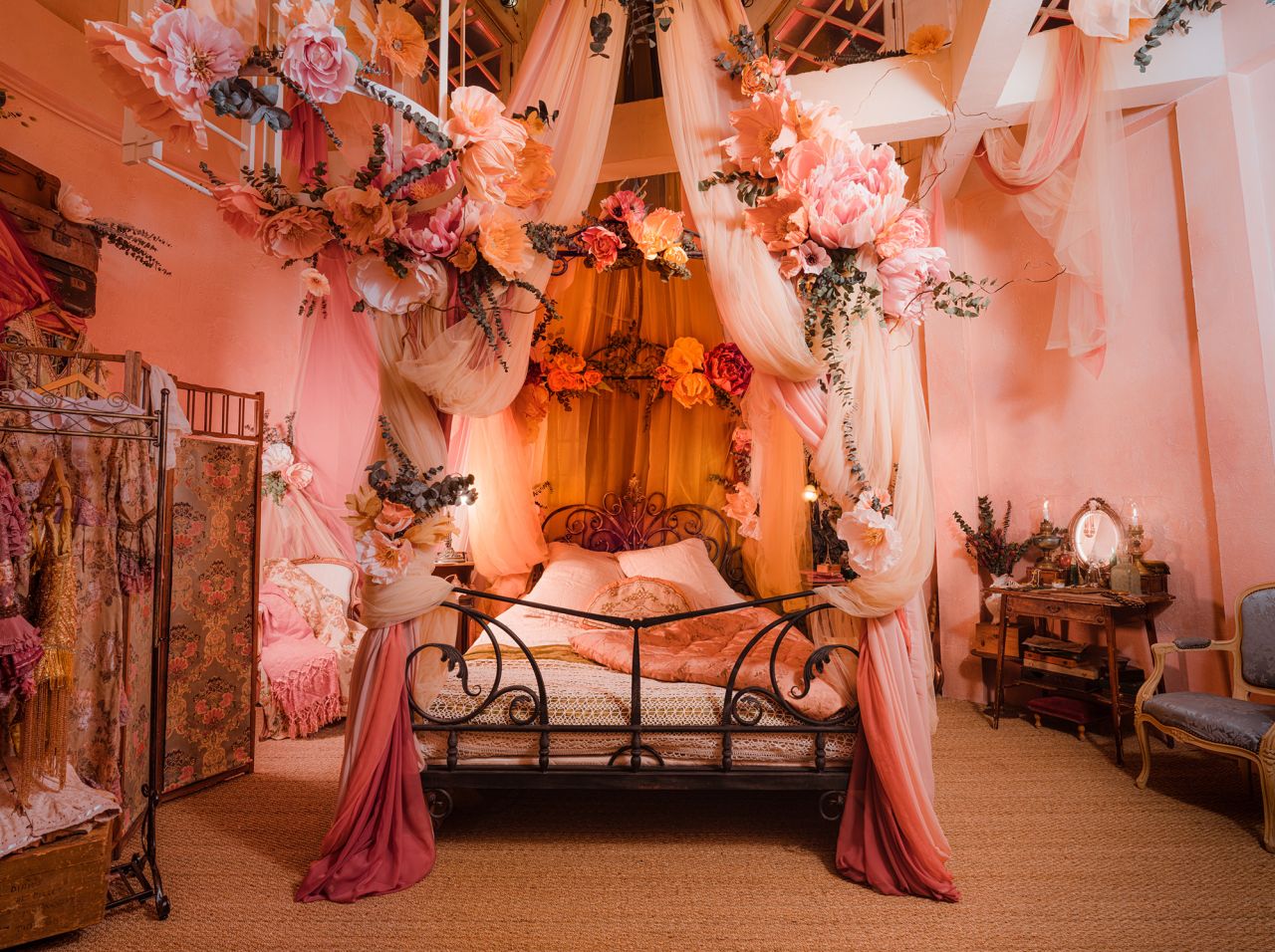A room inside the Moulin Rouge's famous windmill will be available to rent via Airbnb. French historian Jean-Claude Yon advised on the interior design.