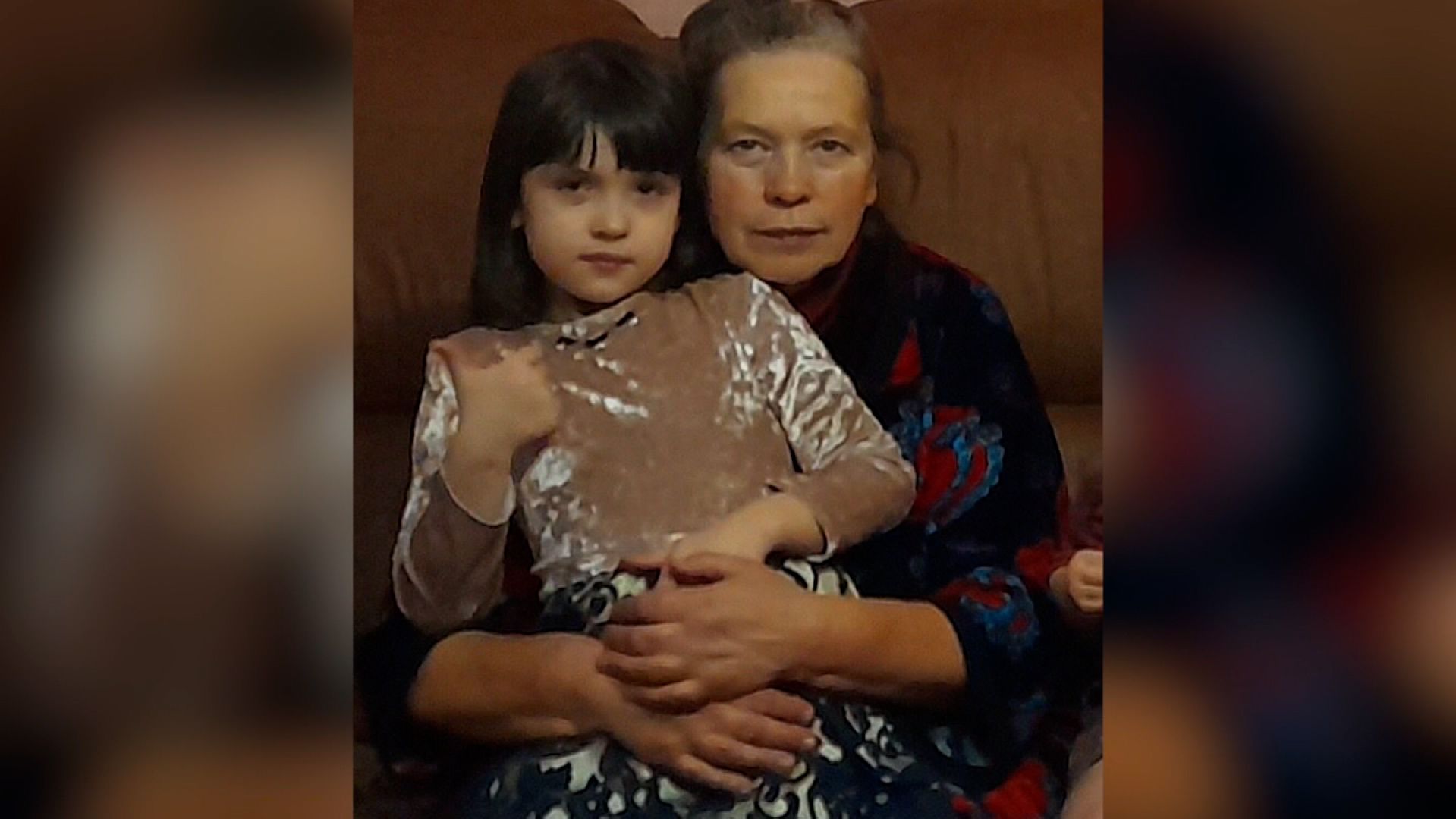 Galina and her granddaughter Anastasia, in happier times.