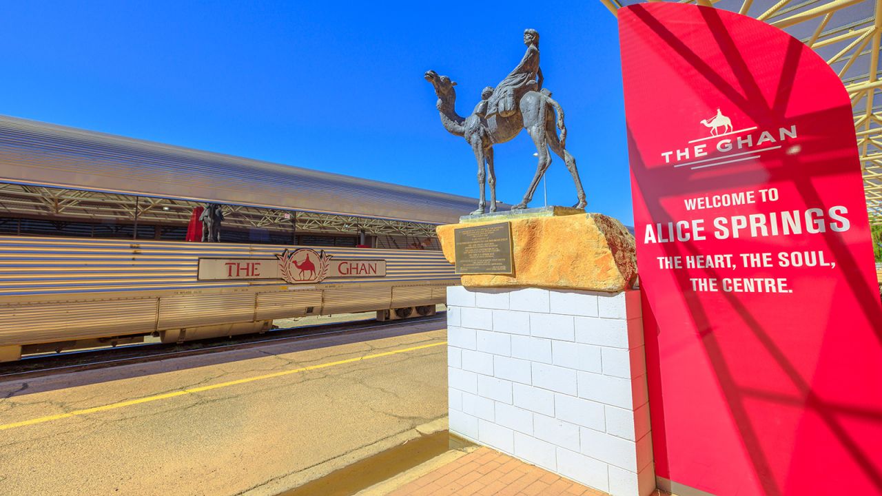 Australia's legendary Ghan train is named after Afghan camel drivers who worked the country's interior in the 19th century.