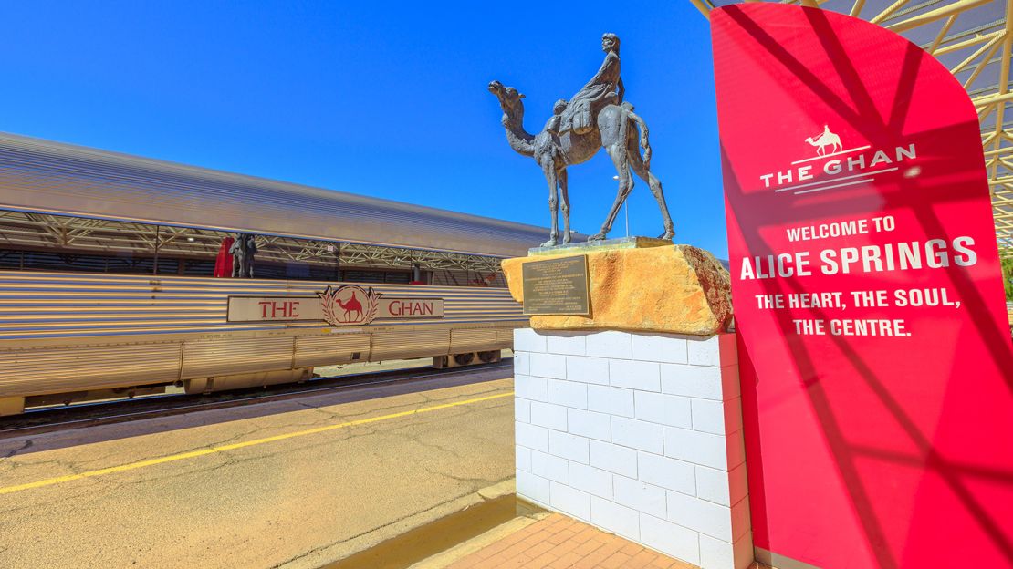 Australia's legendary Ghan train is named after Afghan camel drivers who worked the country's interior in the 19th century.