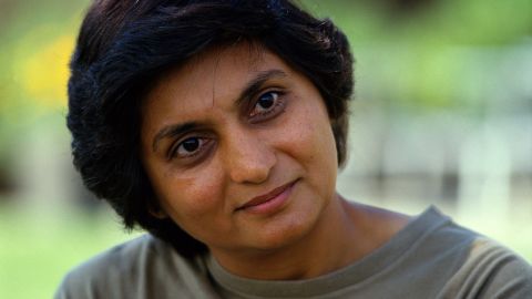 Ma Anand Sheela in 1987. (Photo by Reto Hügin/RDB/ullstein bild/Getty Images)