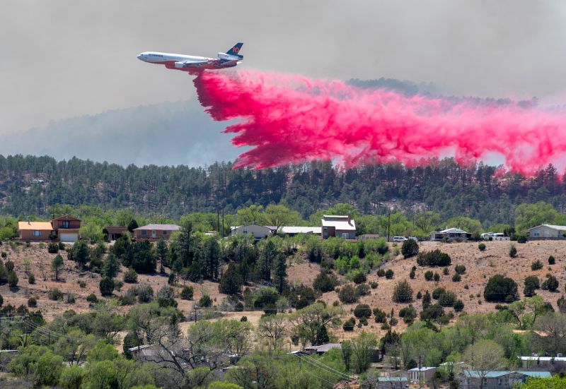 Seven wildfires are burning in New Mexico as the governor asks