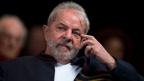 Former Brazilian President Luiz Inacio Lula da Silva, seen in Rio de Janeiro, Brazil in 2018.