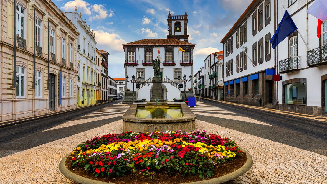 Ponta Delgada is the capital of the autonomous region of the Azores.