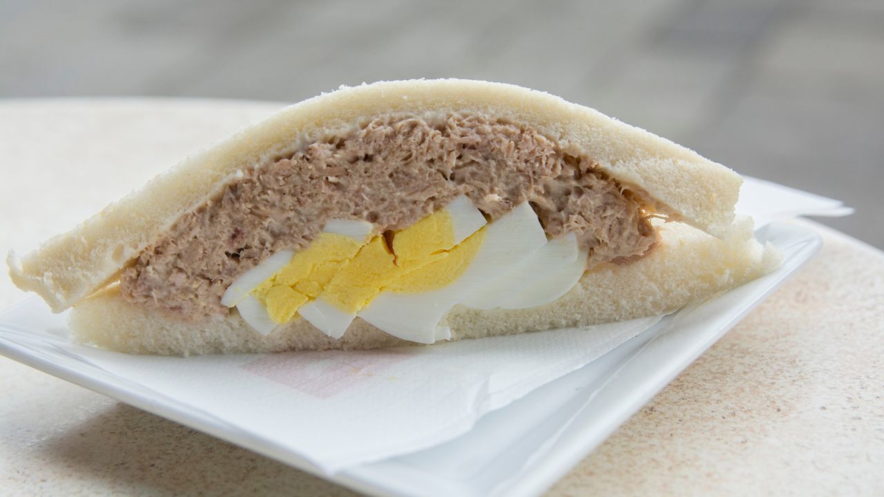 <strong>Tramezzino, Italy: </strong>The tramezzino is a triangular Italian sandwich constructed from two slices of soft white bread, with the crusts removed, containing hard boiled egg and tuna fish