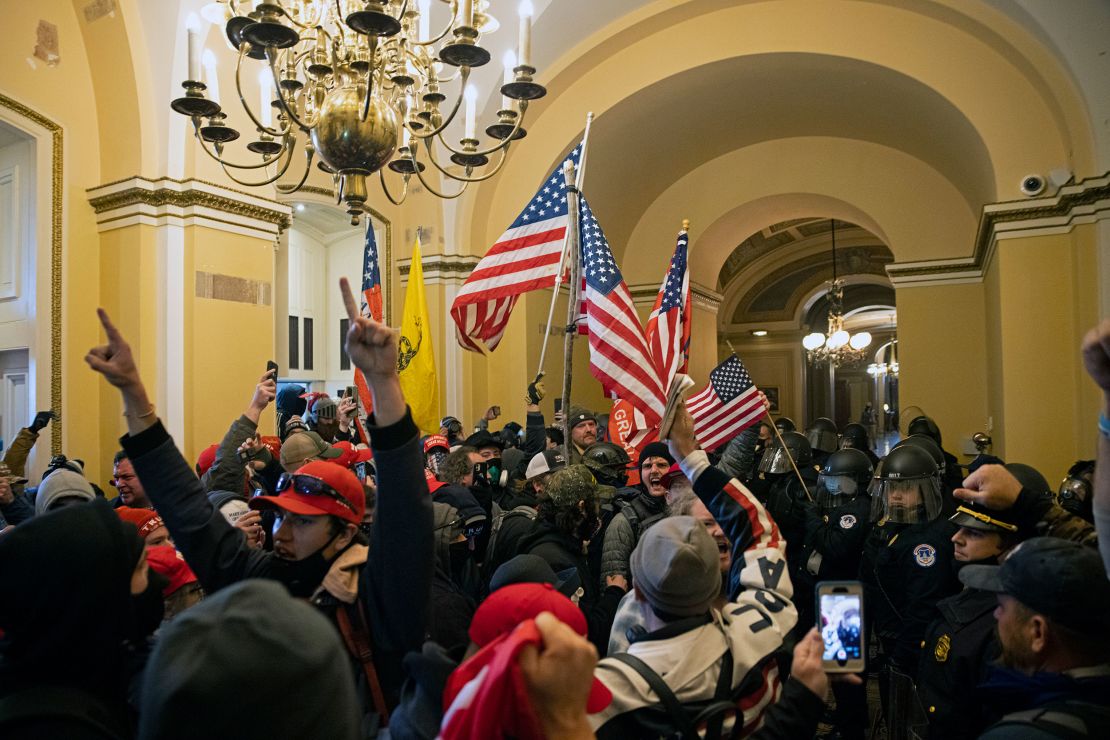 Supporters of Donald Trump breeched security and entered the Capitol on January 6, 2021, as Congress debated the 2020 presidential election Electoral Vote Certification. 