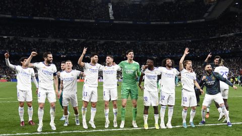 Реал Мадрид отпразнува невероятна победа над Манчестър Сити.