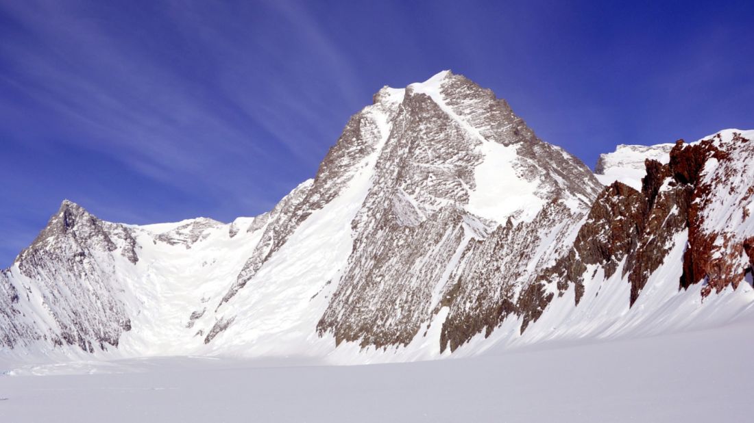 <strong>Mount Tyree:</strong> Due to its location on Antarctica, Mount Tyree is the least-climbed of the second summits. <strong>Continent:</strong> Antarctica. <strong>Elevation: </strong>15,919 ft. 
