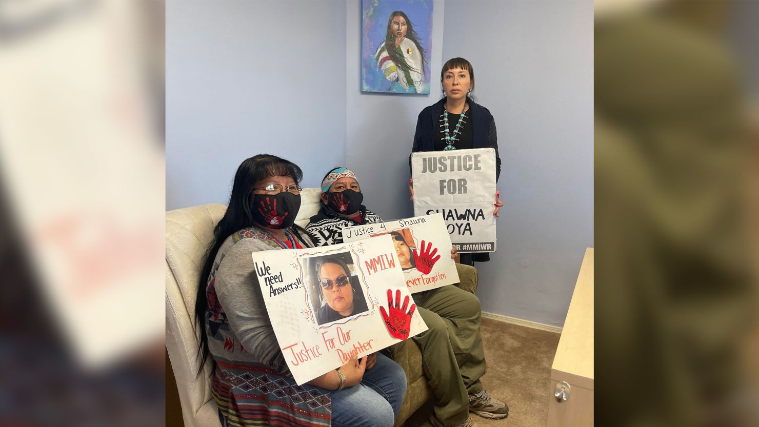 Geraldine and Benjamin Toya along with their attorney Darlene Gomez want law enforcement to further investigate the July 2021 death of their daughter Shawna in Albuquerque, New Mexico.