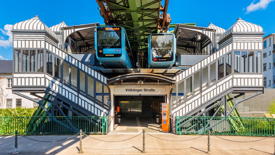 <strong>Stylish and sleek: </strong>Almost 20,000 tons of steel were used to create the elevated track which snakes through the city. Its 20 beautiful art nouveau stations complimented the glass and wood interiors of the line's original carriage. 