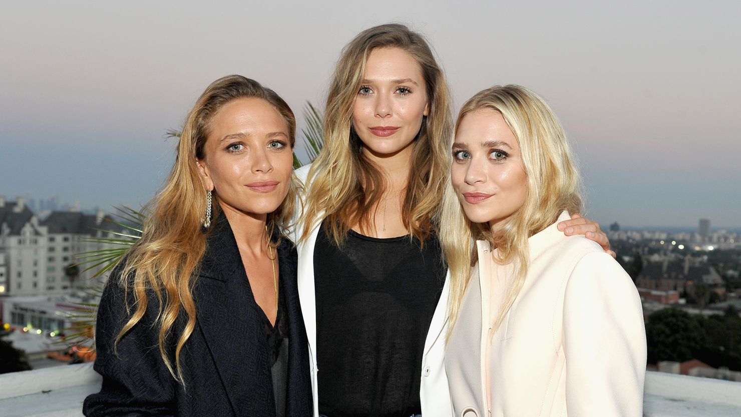 Sisters Mary-Kate Olsen, Elizabeth Olsen and Ashley Olsen in 2016.
