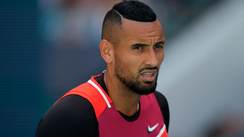 Nick Kyrgios: Tennis star opens up on mental health struggles