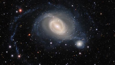 These two galaxies have been merging for 400 million years.