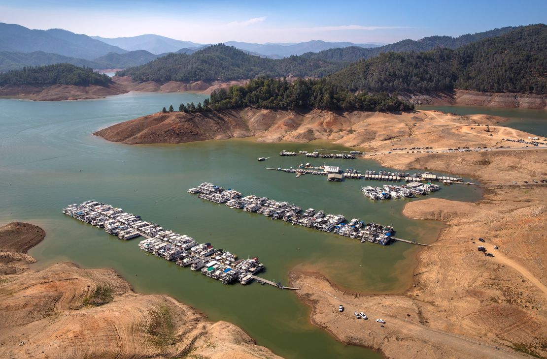 Shasta Lake, California's largest water reservoir, is the key source for collecting and delivering large amounts of water through the Central Valley and into the Sacramento River Delta where the California State Water Project (aka California Aqueduct) begins, moving water to Southern California and all regions in between.