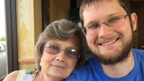 Cameron Williams and Connie Ridgeway celebrate their last Mother's Day together in 2015. 