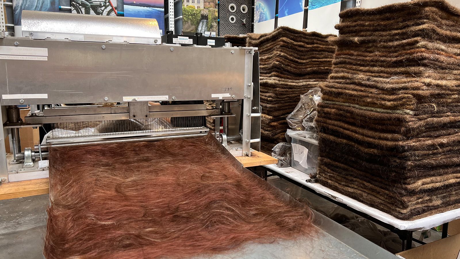 Mats made from human hair are cleaning up oil spills