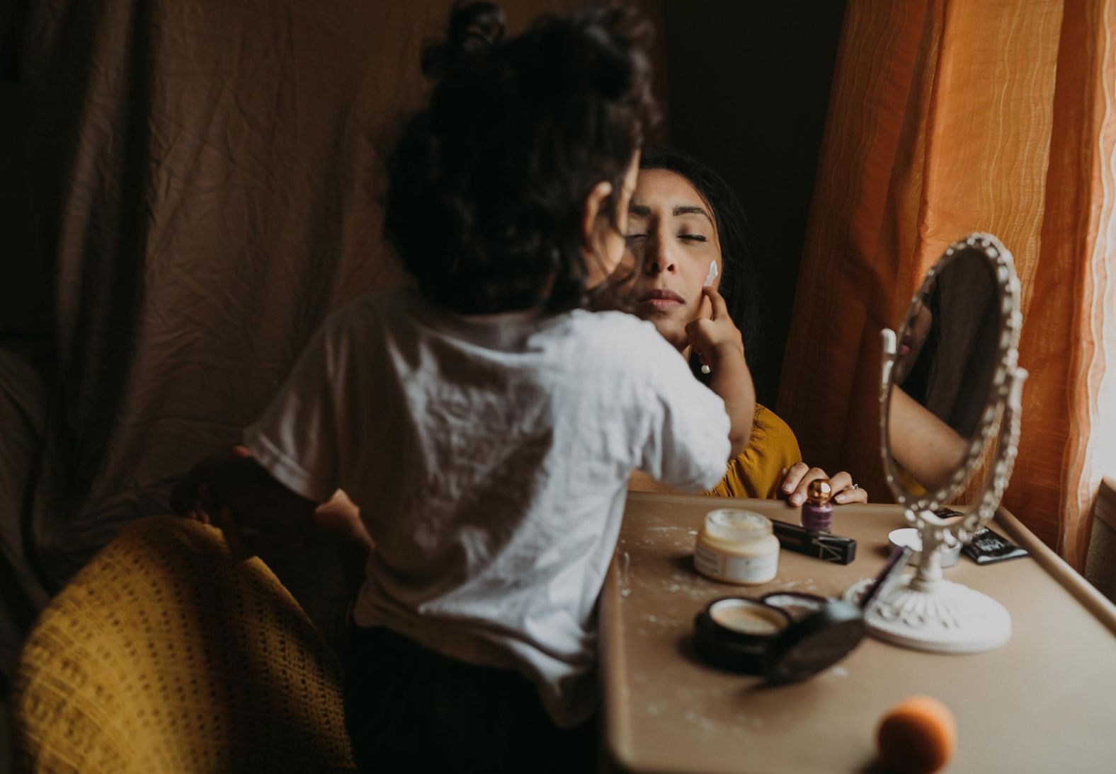 <a href="index.php?page=&url=https%3A%2F%2Fwww.momentsandphotographs.com%2F" target="_blank" target="_blank">Jyotsna Bhamidipati </a>said she loves getting in the frame with her daughter when she can. "Staying home with my daughter during the pandemic while managing two other older kids at home who were taking online classes and managing my photography business, all seem to intermix," she said. "One thing that was a highlight though was how staying home definitely brought us closer together."