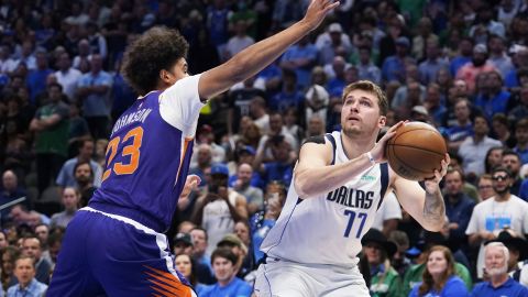 Doncic played again in game three.