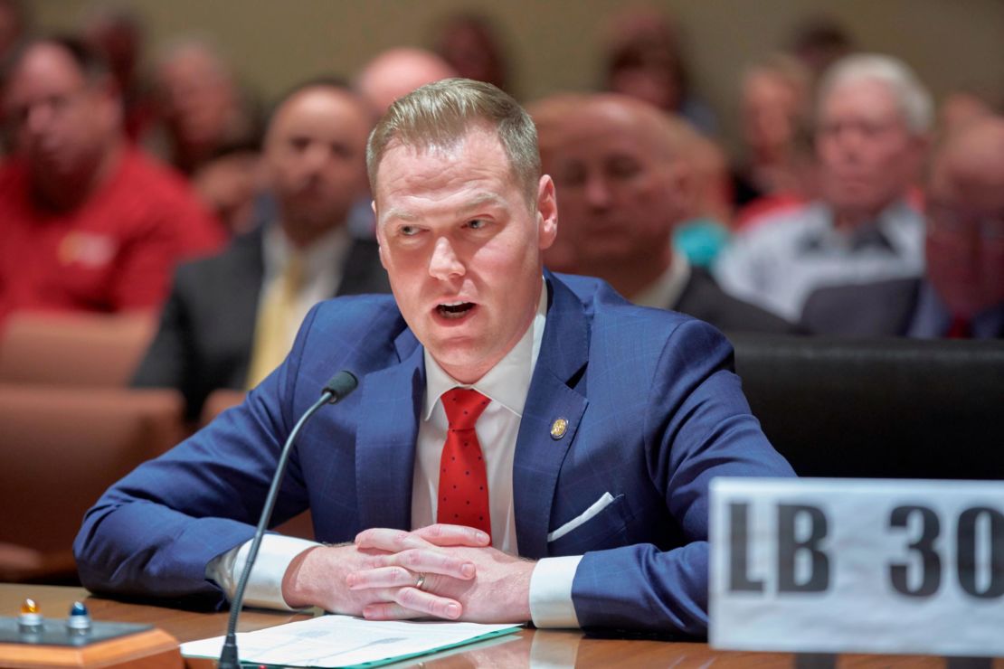 Some voters said they're backing state Sen. Brett Lindstrom, seen here in 2019, because they think his campaign has been less negative.
