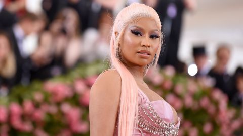 Nicki Minaj -- pictured here at the 2019 Met Gala -- has previously spoken of her devastation at her father's death. 