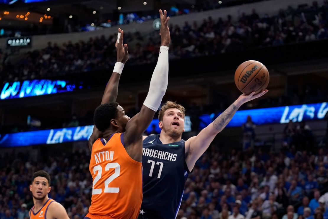 Doncic scored 26 points for the Mavericks.