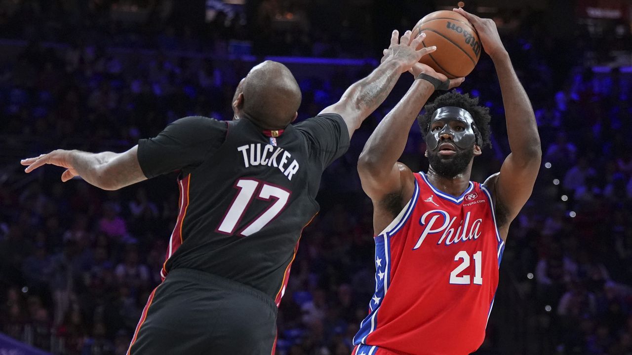 Embiid cleared concussion protocols shortly before Game 3 and has helped steady the ship for the Sixers.