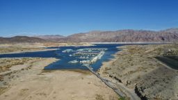 This is a June 2021 file photo of Callville Bay Resort & Marina, Lake Mead, Nevada. 