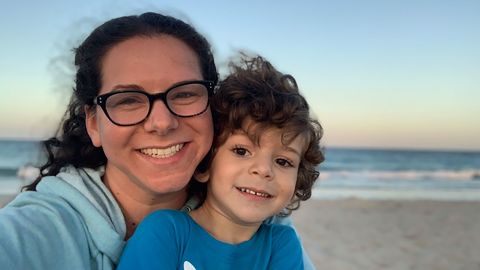 Elisabeth Mendes Saigg and her son, Khayonni.