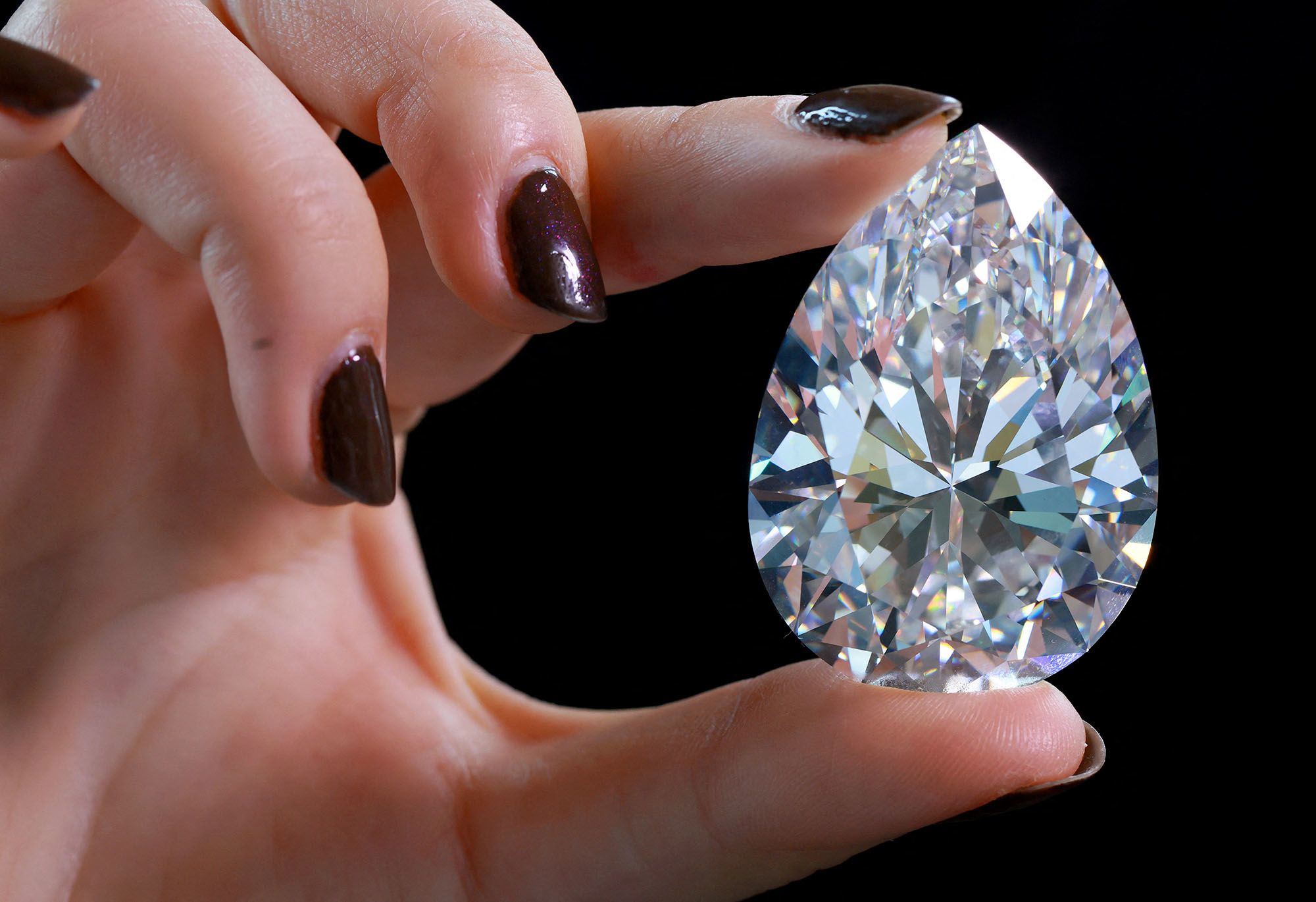 The Rock' diamond, goes up for auction