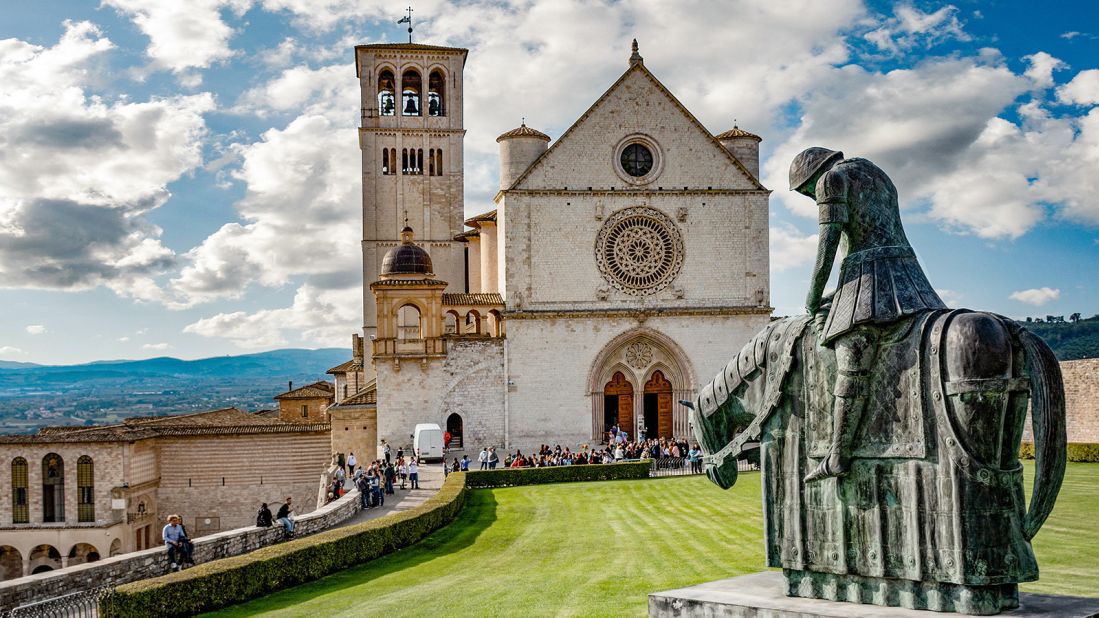 <strong>Spiritual land: </strong>Assisi, home of St. Francis, is around 30 miles east.