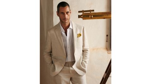 Banana Republic Milano Linen Suit Jacket