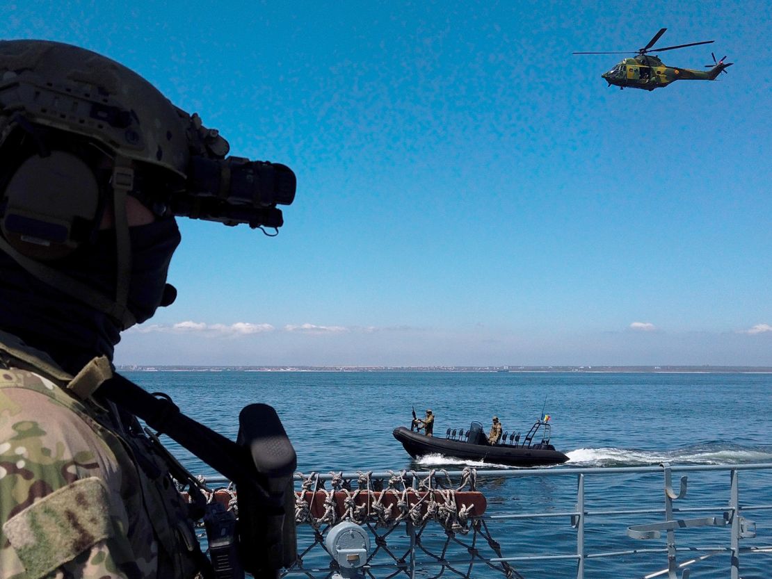 Ukrainian forces participated in last year's exercises but are not taking part in this week's Trojan Footprint drills.