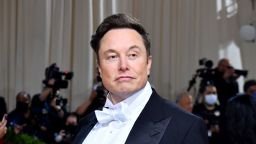 CEO, and chief engineer at SpaceX, Elon Musk, arrives for the 2022 Met Gala at the Metropolitan Museum of Art on May 2, 2022, in New York. - The Gala raises money for the Metropolitan Museum of Art's Costume Institute. The Gala's 2022 theme is "In America: An Anthology of Fashion". 