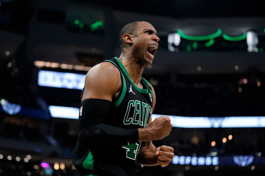 Al Horford led his side to a 116-108 victory.