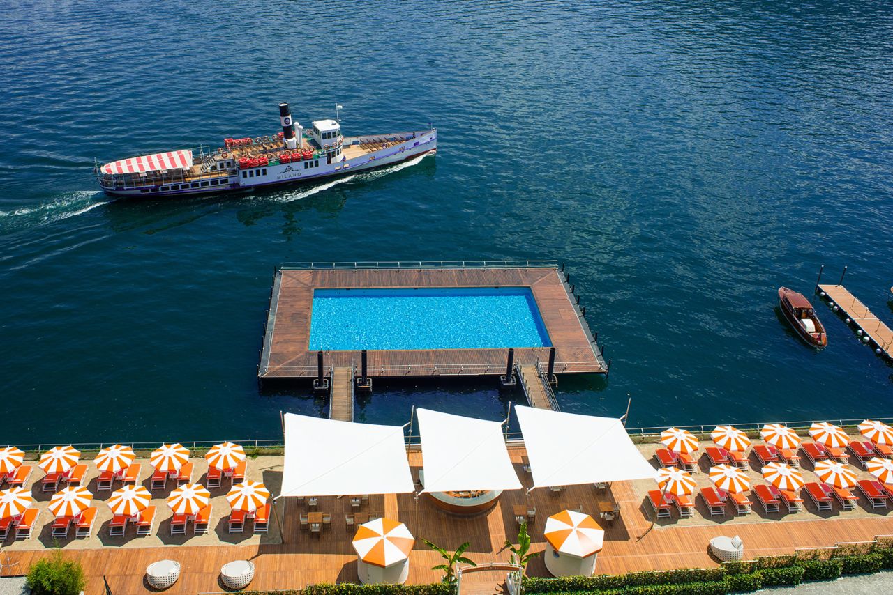 <strong>Grand Hotel Tremezzo, Italy: </strong>A pool right on top of Lake Como is another take on lavish swimming and sunbathing.