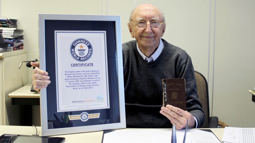 walter othermann guinness world record longest career