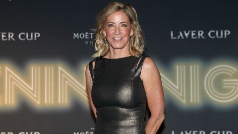 Former tennis player Chris Evert arrives on the Black Carpet during the Laver Cup Gala at the Navy Pier Ballroom on September 20, 2018, in Chicago, Illinois.  (Photo by Matthew Stockman/Getty Images for The Laver Cup)