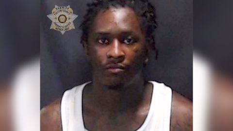 A booking photo of Young Thug, provided by Fulton County Sheriff's Office.