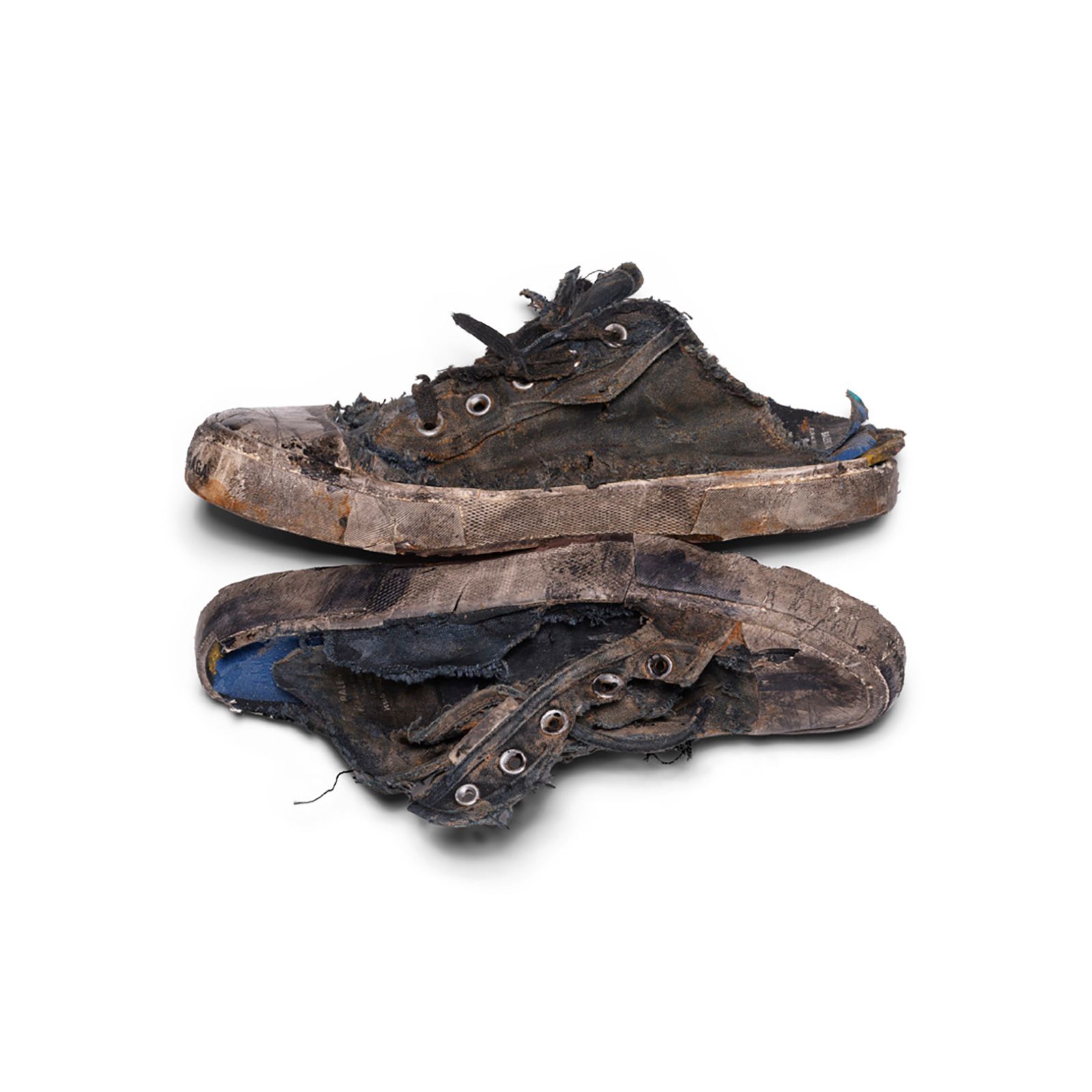 Paying to look homeless: Balenciaga Distressed Sneakers brutally