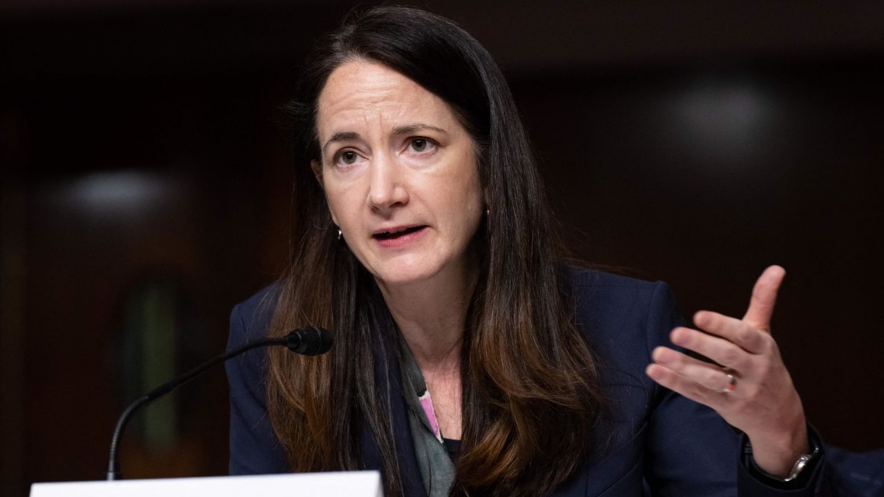 Director of National Intelligence Avril Haines testifies about worldwide threats during a Senate Armed Services Committee hearing on Capitol Hill in Washington, DC, May 10, 2022. (Photo by SAUL LOEB / AFP) (Photo by SAUL LOEB/AFP via Getty Images)