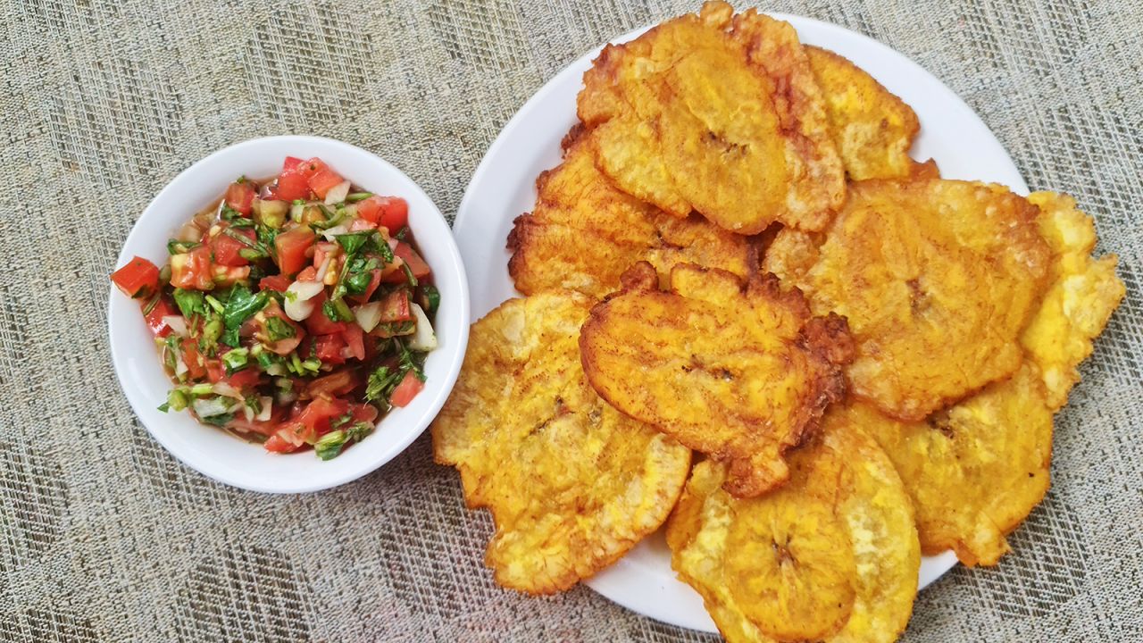 <strong>Tostones (Caribbean and Latin America):</strong> Tostones are twice-fried green plantains with variations found throughout Latin American and Caribbean cuisines. They're sometimes called patacones.