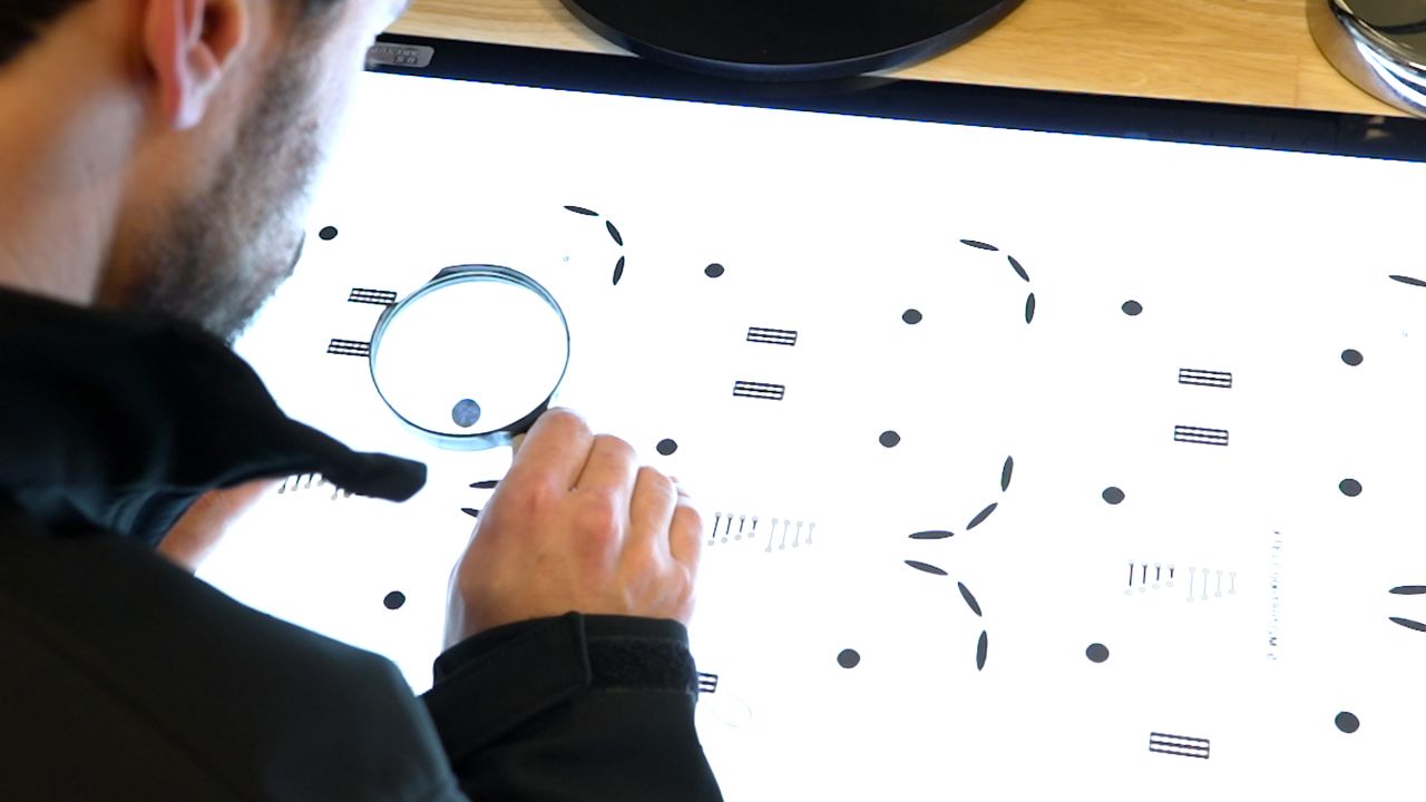 X-trodes can print the strips of electrodes in a variety of shapes and sizes, to fit different parts of the body.
