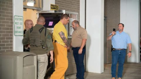 Casey White arrives to court on May 10 after his capture.