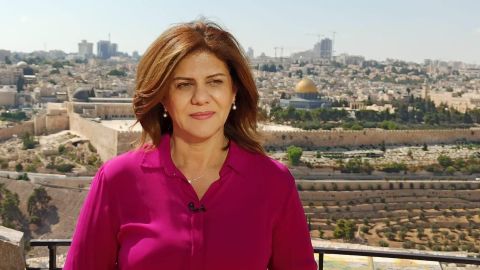 Al Jazeera journalist Shireen Abu Akleh.