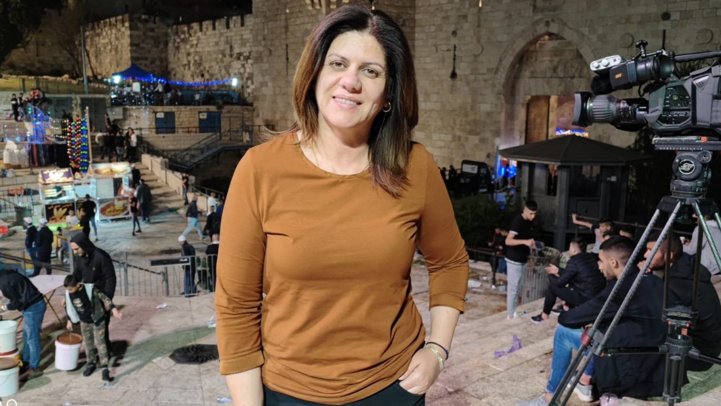 Al Jazeera journalist Shireen Abu Akleh.