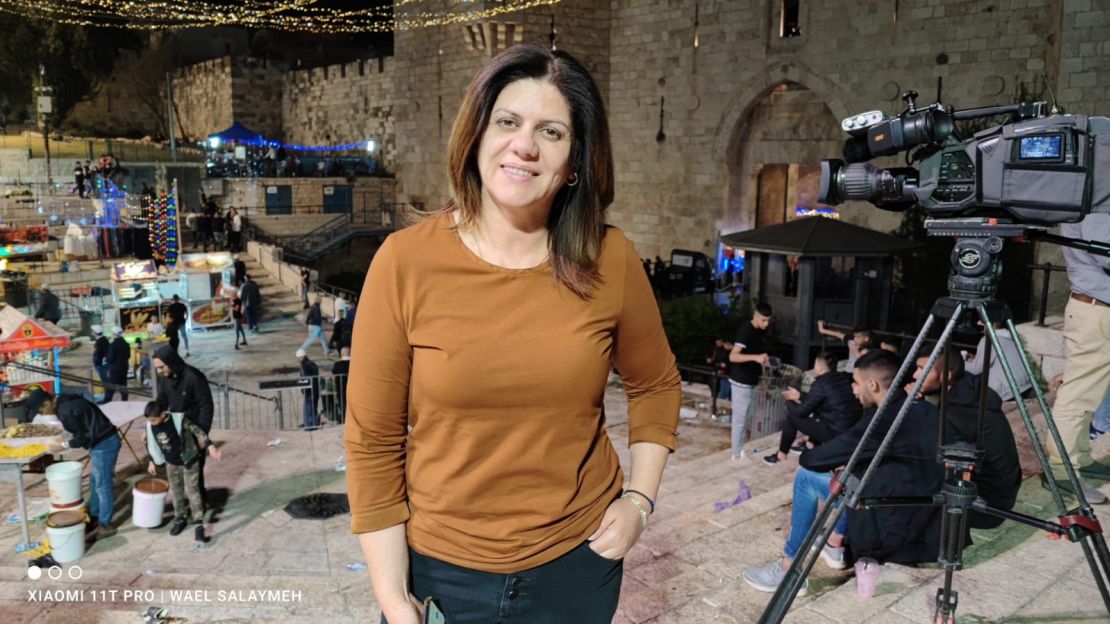 Al Jazeera journalist Shireen Abu Akleh was shot and killed in the West Bank Wednesday, the network said. 
Bureau chief Waleed Al Omari wept on air as he announced the news.